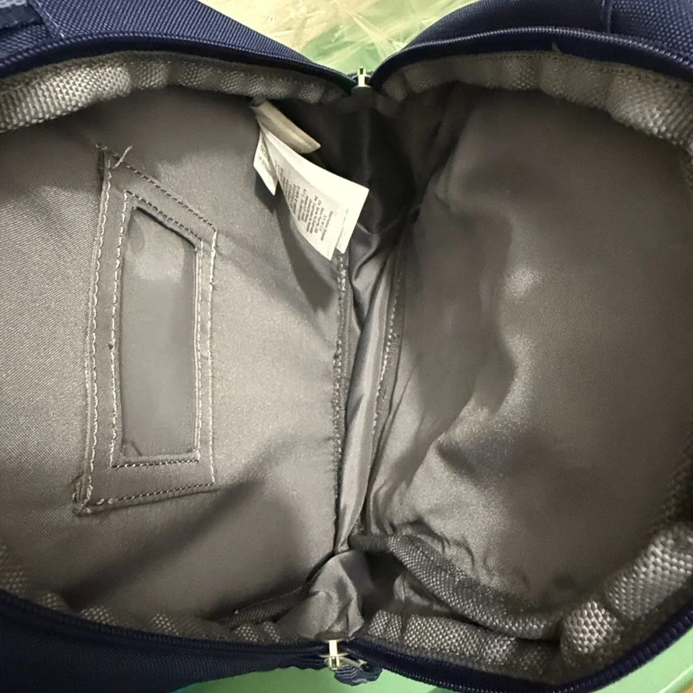 Pottery Barn Kids SMALL Mackenzie GLOW DARK Dino Dinosaur Backpack Navy Blue PBK